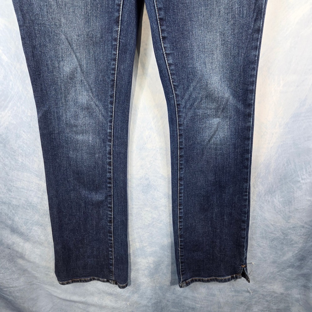 Judy Blue High Rise Straight Leg Distressed Dark Wash Jeans Size 7/28 JB88290-R - Picture 3 of 8